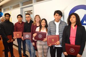 Port Authority awards scholarships for Vaughn College to 6 local high school graduates