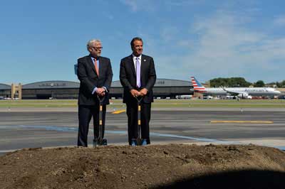 Governor Cuomo and Former Port Authority Executive Director Pat Foye Break Ground for New Terminal B at LGA