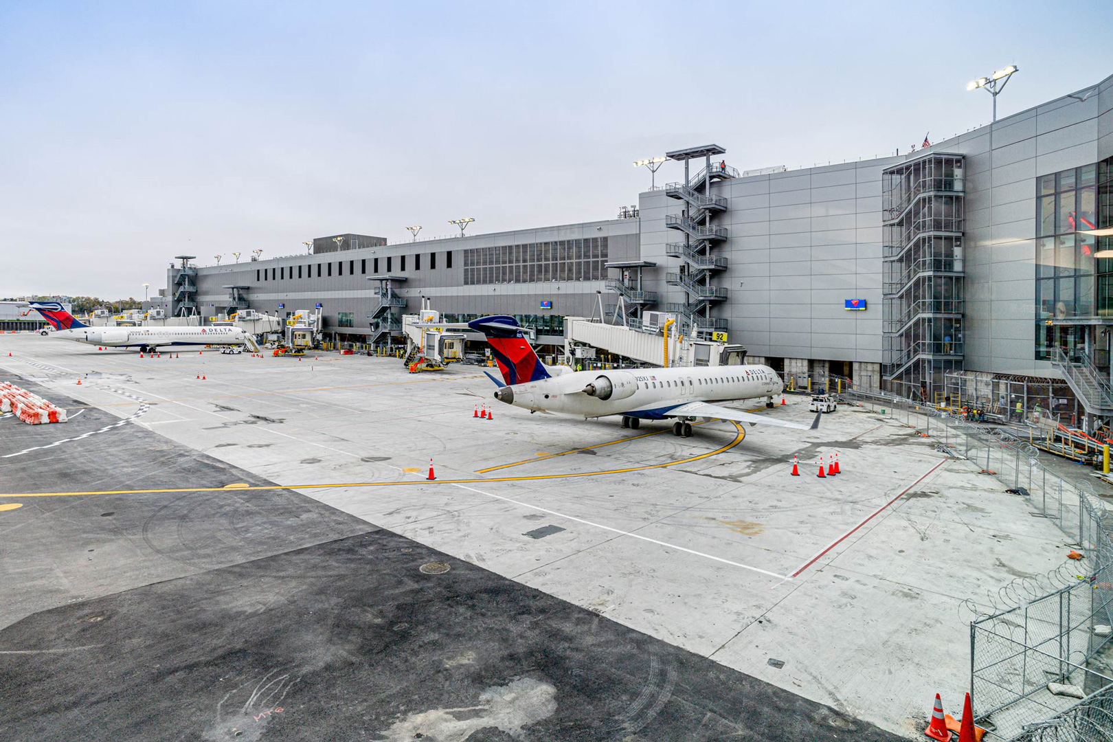 Delta New Terminal C Concourse G Airside View